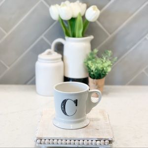 🚨 LAST CHANCE. 🚨 Anthropologie Monogram C Mug Black